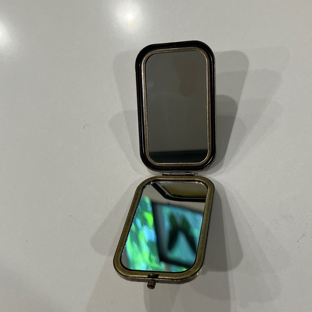 Multicolor Peacock Compact Mirror Case - Picture 3 of 5